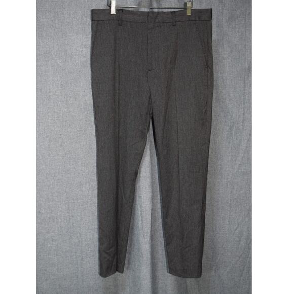 Banana Republic Gray Pinstripe Dress Pants Men’s Size 34x32 - Picture 1 of 4